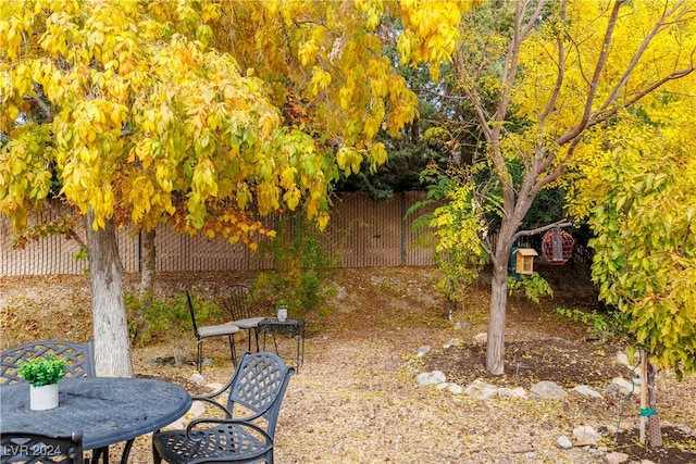 view of yard featuring a patio area