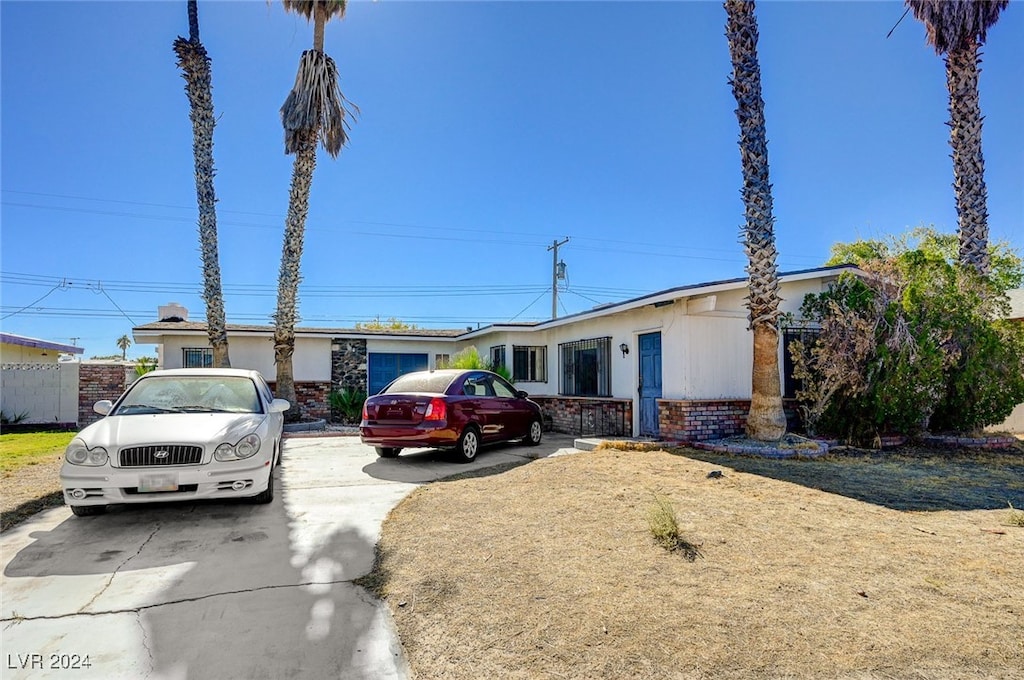 view of ranch-style house