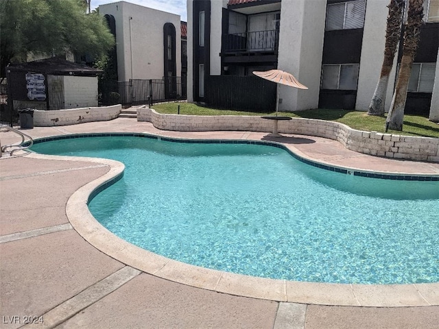 view of swimming pool