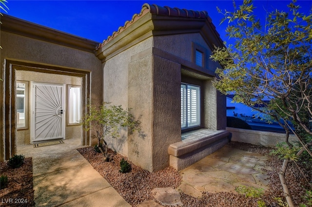 view of entrance to property