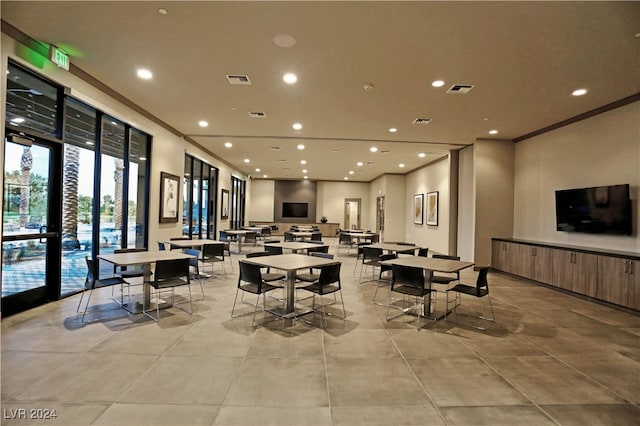 view of community lobby