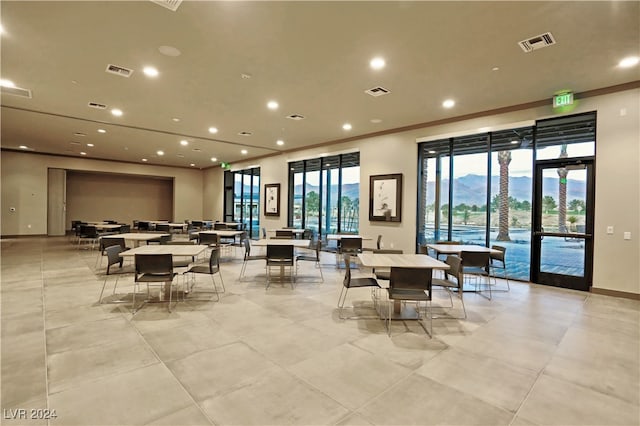 view of community lobby