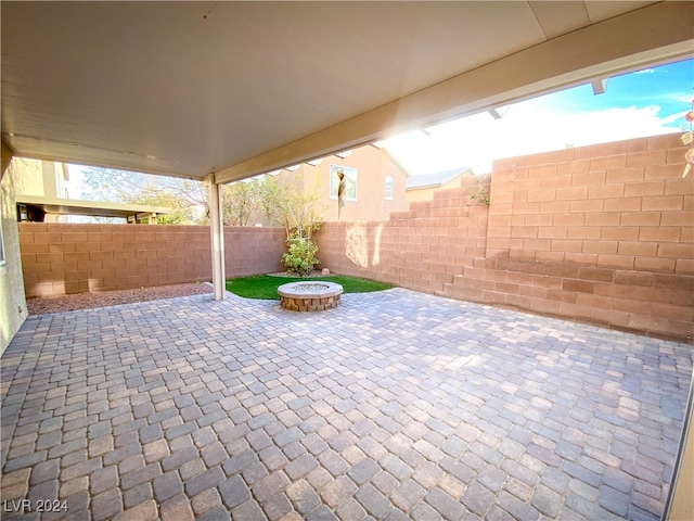 view of patio