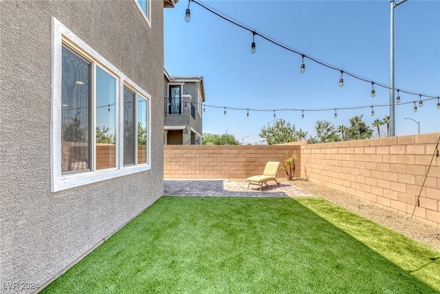 view of yard featuring a patio