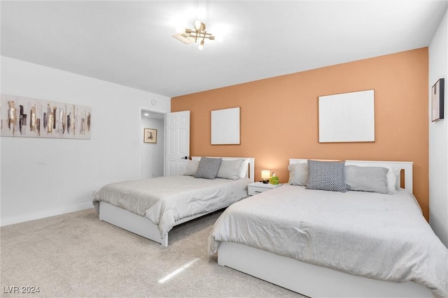 bedroom featuring carpet floors