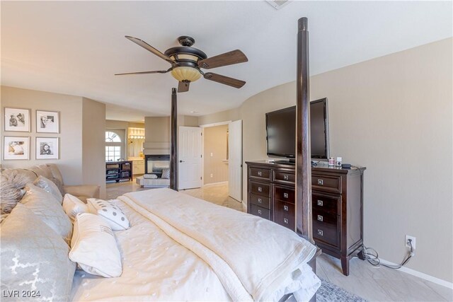 1819 Wild Indigo Ct, Las Vegas, NV 89123 - bedroom featuring baseboards and a ceiling fan