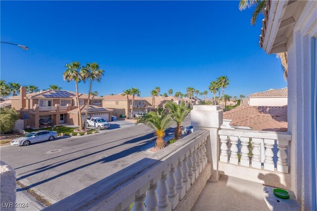 1819 Wild Indigo Ct, Las Vegas, NV 89123 - balcony featuring a residential view