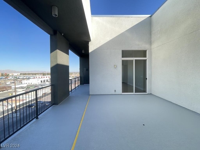 2715 W Pebble Rd Unit 505, Las Vegas, NV 89123 - view of patio / terrace featuring a balcony and a mountain view