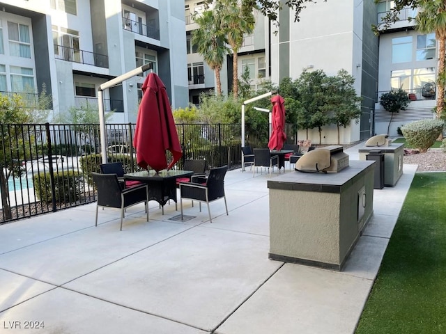 view of patio / terrace with grilling area