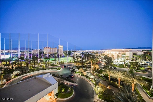 145 Harmon Ave Unit 208, Las Vegas, NV 89109 - aerial view at night of a view of city lights