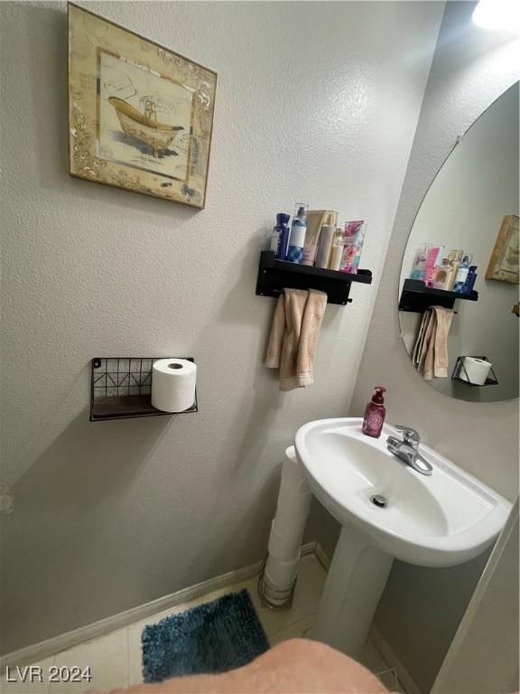 bathroom featuring tile patterned floors