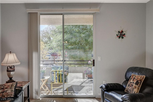 view of sitting room