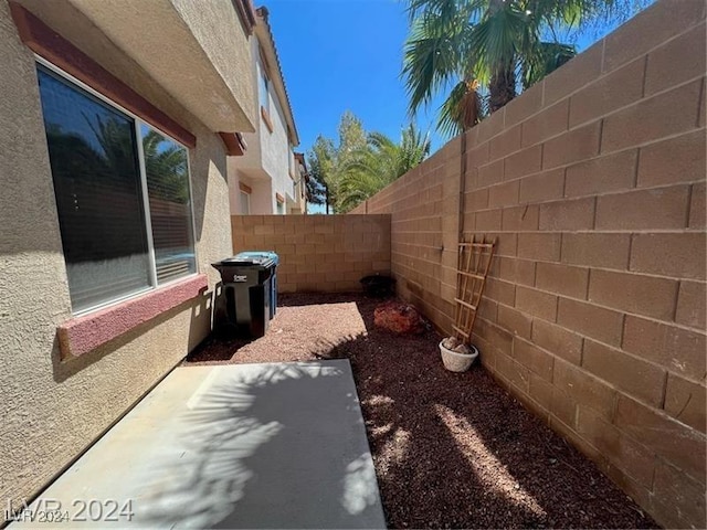 view of home's exterior with a patio area