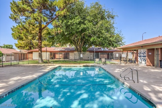 view of pool