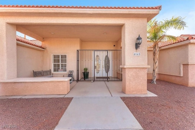 view of entrance to property