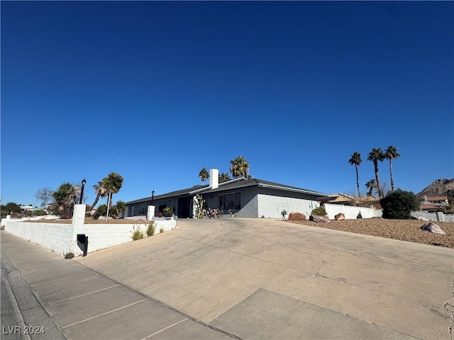 view of ranch-style house