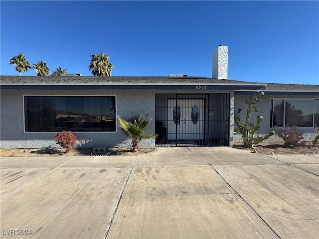 view of ranch-style home