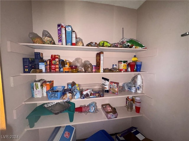 view of pantry