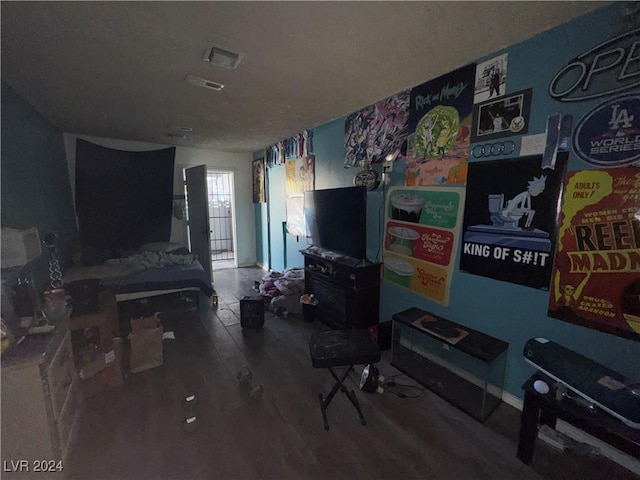 living room featuring hardwood / wood-style floors