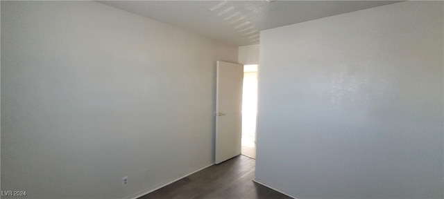 interior space featuring dark wood-type flooring