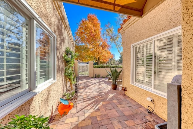 view of patio