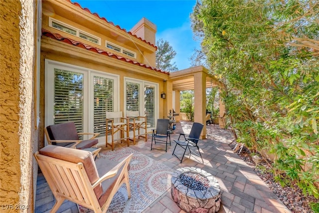 5035 Shoal Creek Cir, Las Vegas, NV 89113 - view of patio / terrace