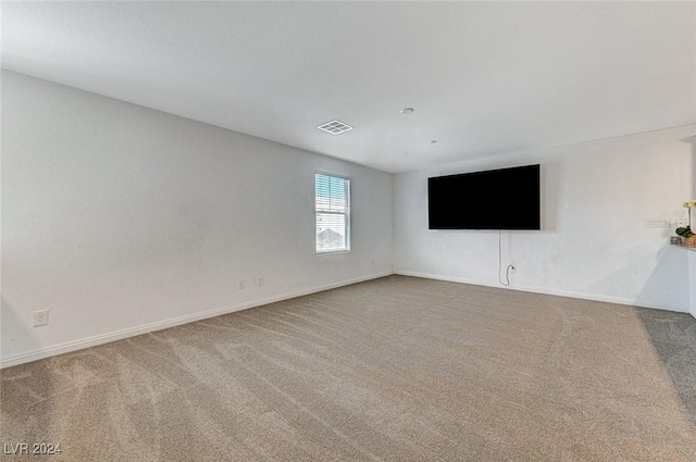 empty room with carpet floors