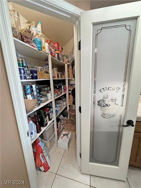 view of pantry