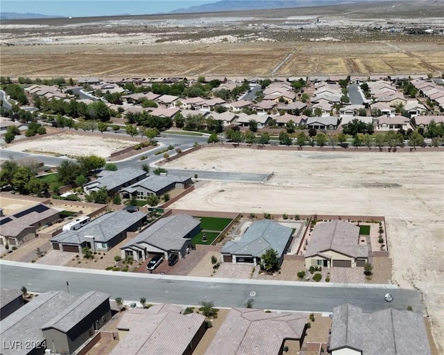 aerial view featuring a mountain view