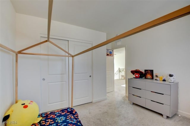 bedroom with a closet