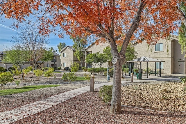 surrounding community with a gazebo