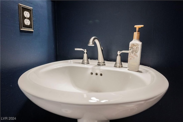 interior details with sink