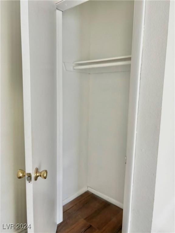 view of closet