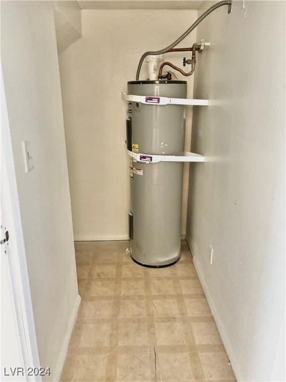 utilities featuring electric water heater