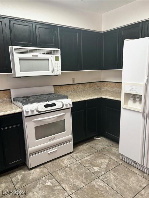 kitchen with white appliances