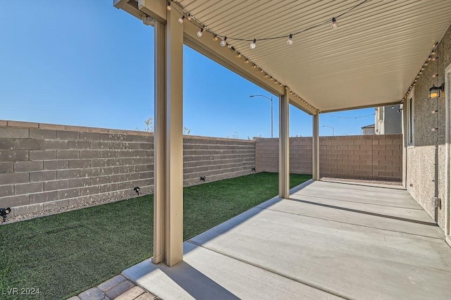 view of patio