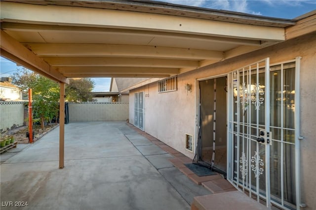 view of patio