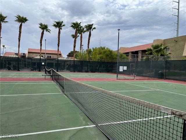 view of sport court featuring basketball court