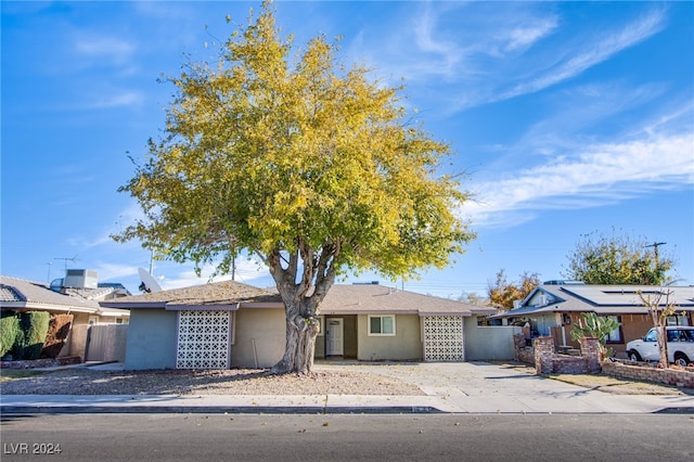 view of ranch-style home