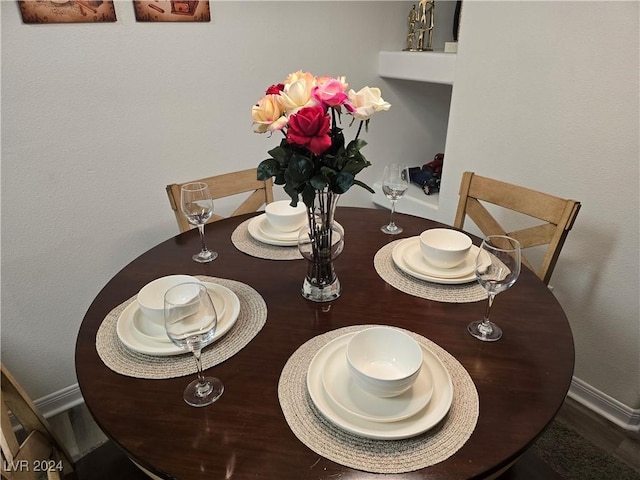 view of dining room