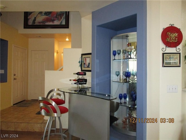 kitchen featuring tile patterned floors