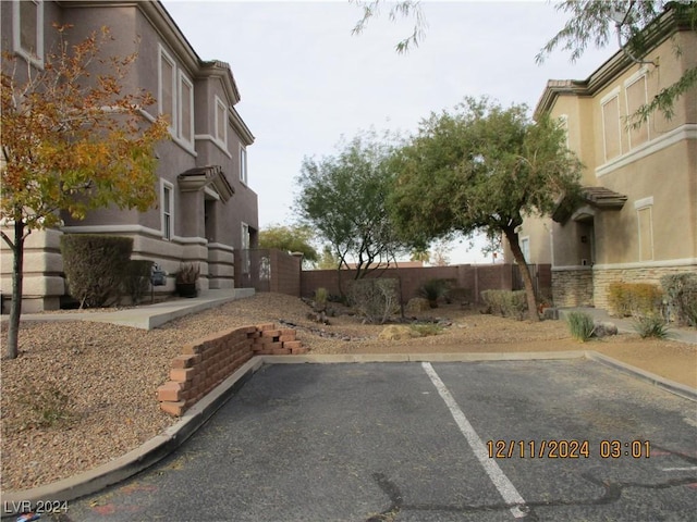 view of vehicle parking