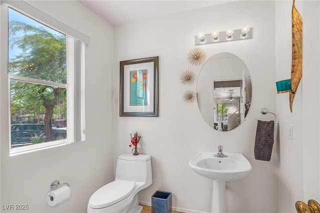 bathroom with toilet