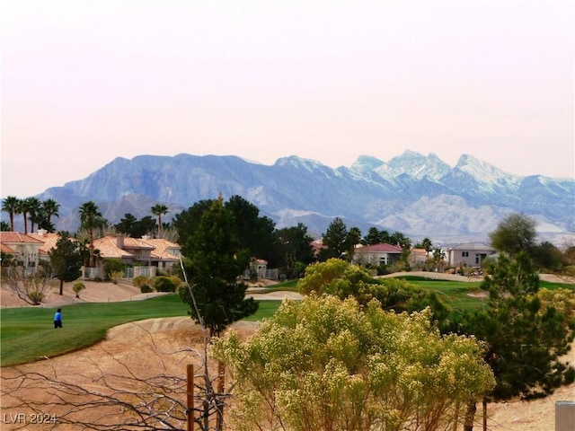 view of mountain feature