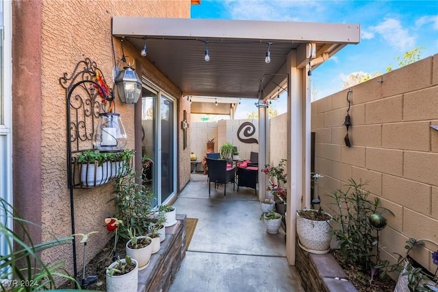 view of patio / terrace