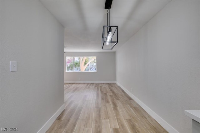 interior space featuring light hardwood / wood-style flooring