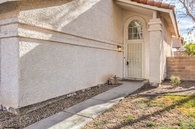 view of property entrance