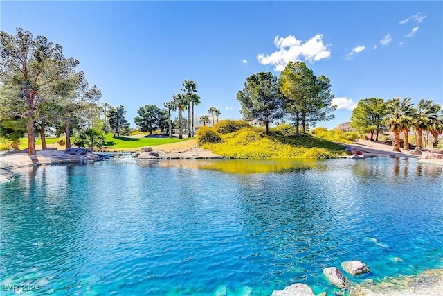 view of water feature