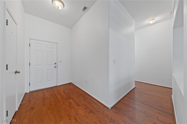 interior space featuring hardwood / wood-style floors