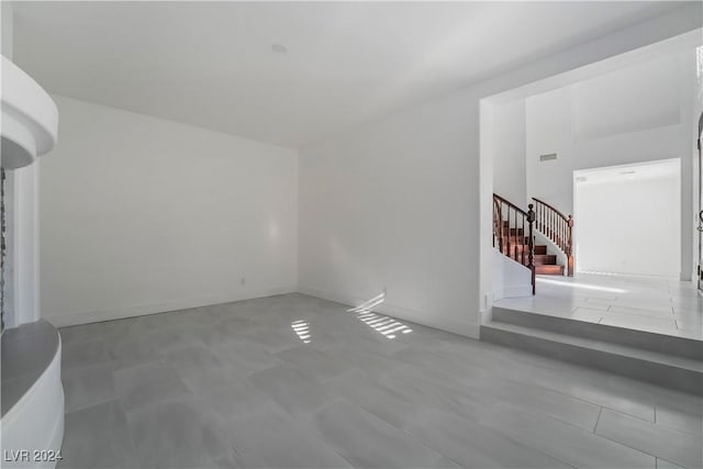 view of unfurnished living room